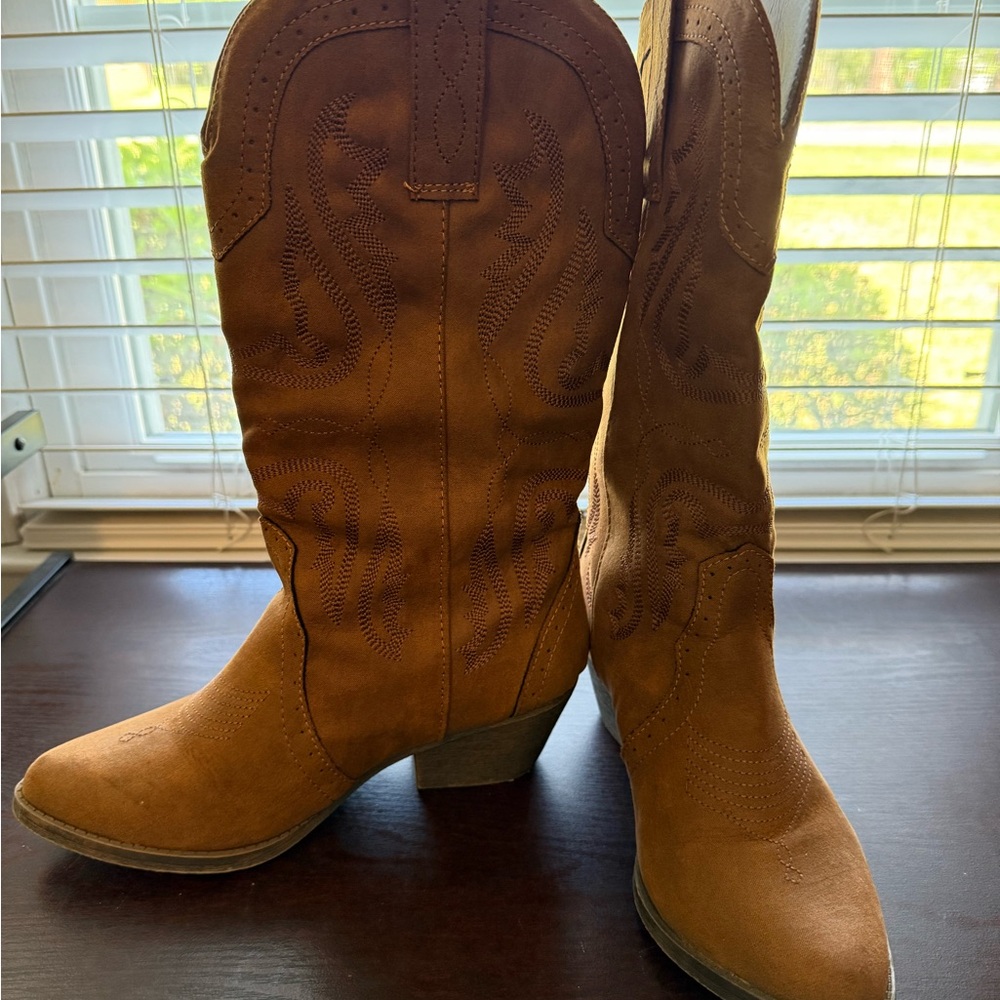 Brown Western Cowboy Boots